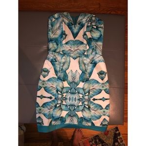 Strapless summer dress